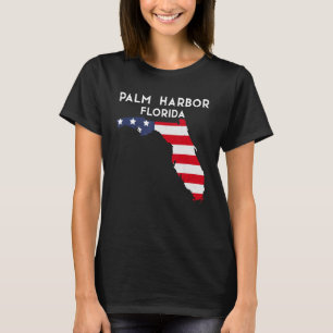 Palm Harbour Florida USA Staat Amerika Reisen Flor T-Shirt