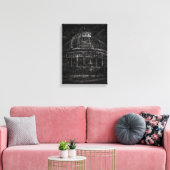 Palm House No 2 Leinwanddruck (Insitu (Wohnzimmer))