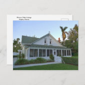 Palm Hütte, Neapel, Florida Postkarte (Vorne/Hinten)