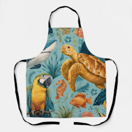 Palm Island All-Over Print Schürze Geschenk