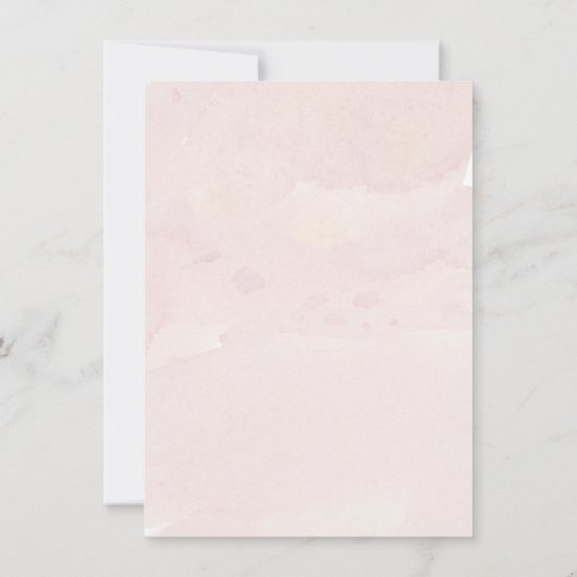 Palm Jungle Foliage - Details zum Boho am Meer Einladung (Rückseite)