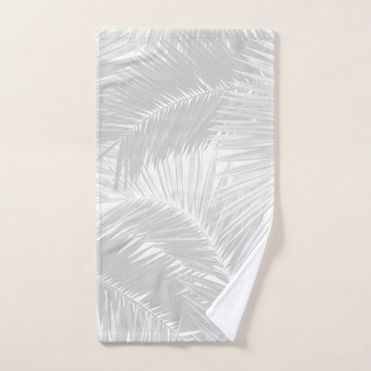 Palm Jungle Pattern #4 #tropic #wall #art Badhandtuch Set (Handtuch)