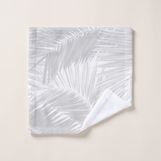Palm Jungle Pattern #4 #tropic #wall #art Badhandtuch Set (Waschlappen)