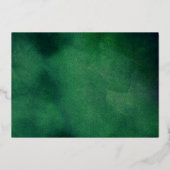 Palm Leaf Beach Wedding Foto Danke Karte (Rückseite)