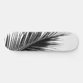 Palm Leaf Black & White Delight #1 #tropical #wall Skateboard (Horizontal)