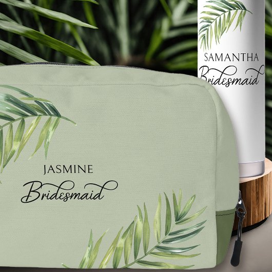 Palm-Leaf der Hochzeitspartei jeder Farbe Bridesma Waschbeutel