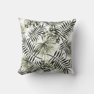 Palm Leaf Design Throw Kissen