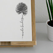 Palm Leaf Eleganter Signature-Individuelle Name Permastempel