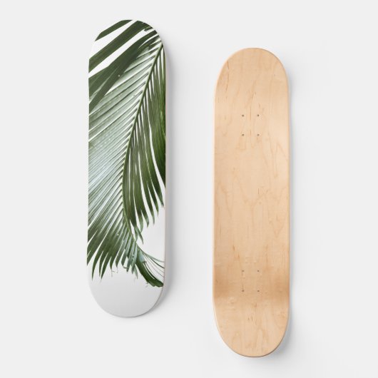 Palm Leaf Finesse #2 #tropic #wall #art Skateboard (Vorderseite)