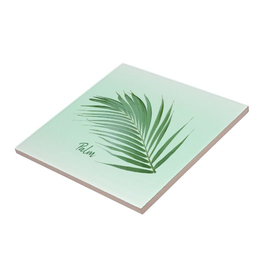 Palm Leaf Keramik Tile Fliese (Seite)
