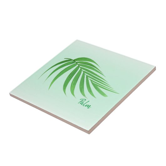 Palm Leaf Keramik Tile Fliese (Seite)