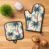 Palm Leaf Kitchen Set (Oben Unten)