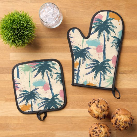 Palm Leaf Kitchen Set (Oben Unten)