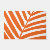 Palm Leaf Orange Fußmatte (Vorderseite)
