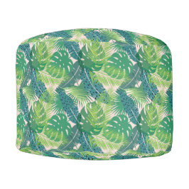 Palm Leaf Pattern Hocker