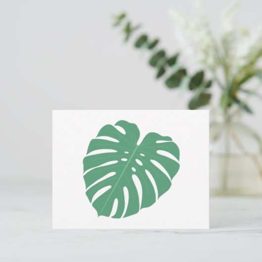 Palm Leaf Postkarte (Stehend Vorderseite)