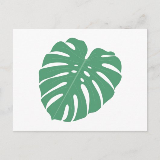 Palm Leaf Postkarte (Vorderseite)