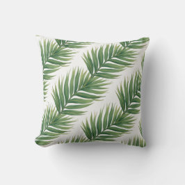 Palm Leaf Repeat Pattern – Tropical Botanical Kissen