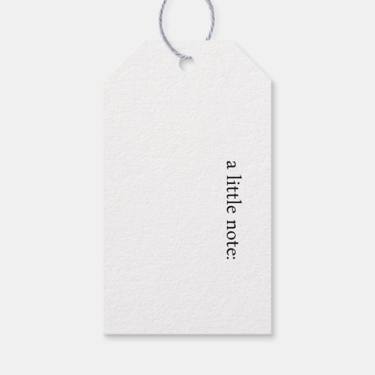 Palm Leaf Shadow Army Green, anpassbar Geschenkanhänger (Rückseite)