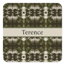 Palm Leaf Shadow Army Green, anpassbar