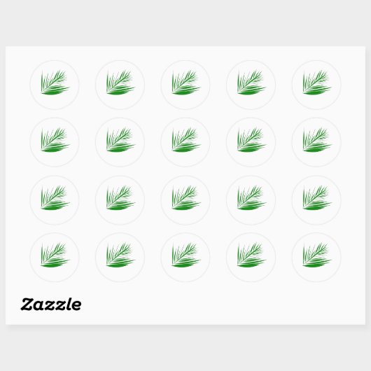 Palm Leaf Stickers (Blatt)