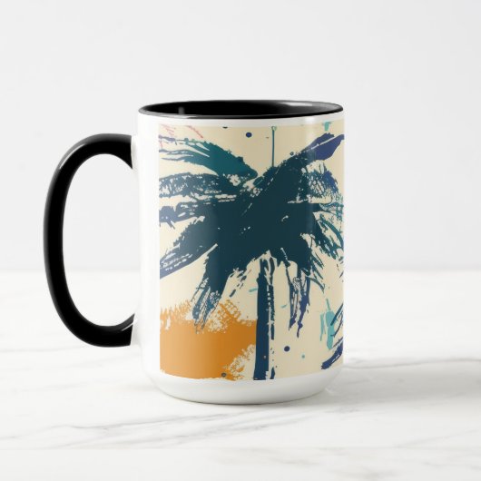 Palm Leaf Wasserglas Tasse (Links)