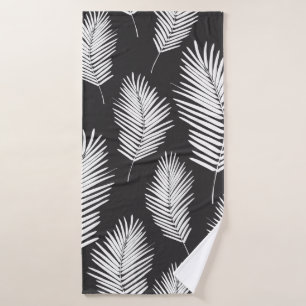 Palm Leafs Muster Badehandtuch