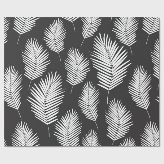 Palm Leafs Muster Geschenkpapier (Flach)