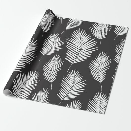 Palm Leafs Muster Geschenkpapier (Ungerollt)