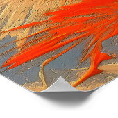 Palm Leaves – Abstract Tropical Motion Poster (Ecke)