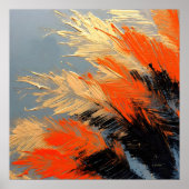 Palm Leaves – Abstract Tropical Motion Poster (Vorne)