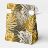 Palm leaves, Tropical, Botanical, Dschungel, Fores Geschenkschachtel (Rückseite)