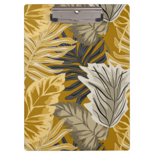Palm leaves, Tropical, Botanical, Dschungel, Fores Klemmbrett