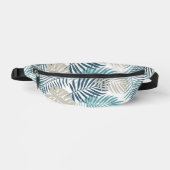 Palm leaves tropical foliage beach vibe exotic bauchtasche (Vorderseite)