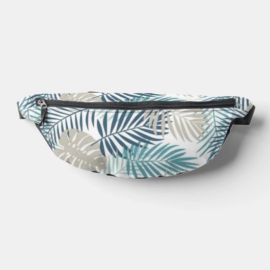Palm leaves tropical foliage beach vibe exotic bauchtasche (Ablage )