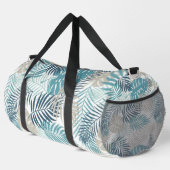 Palm leaves tropical foliage beach vibe exotic duffle bag (Rechte Ecke)