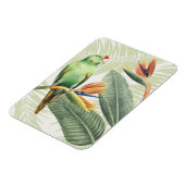 Palm Leaves With Green Bird Magnet (Linke Seite)