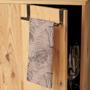 Palm Leo Animal Print Glam 1 Geschirrtuch