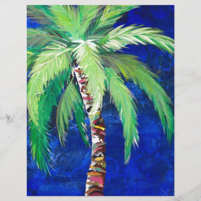 Palm Letterhead Cobalt Blue Palm II (Vorderseite)