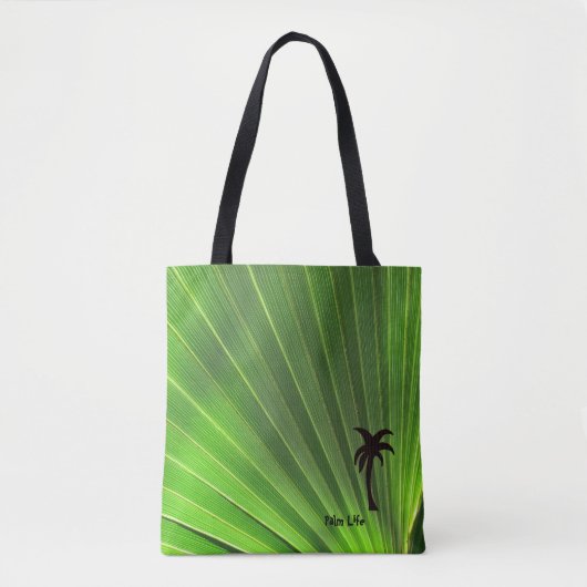 Palm Life | Green Palm Frontend Palm Tree motif Tasche (Vorderseite)