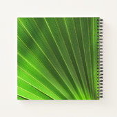 Palm Life Palm Green Frond Palm Tree Notizblock (Rückseite)