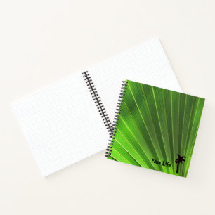 Palm Life Palm Green Frond Palm Tree Notizblock