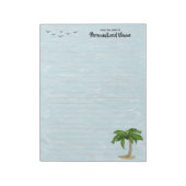 Palm Lined Notepad behalten Notizblock (Rotiert)