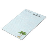 Palm Lined Notepad behalten Notizblock (angewinkelt)