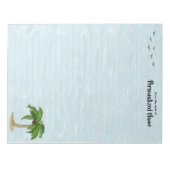 Palm Lined Notepad behalten Notizblock (Vorderseite)