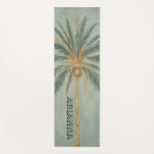 Palm Majestät: Single Palm Tree Design Yogamatte (Vorderseite)