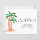 Palm Moving Announcement Card (Vorderseite)