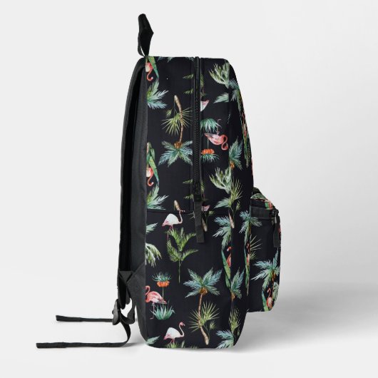 Palm-Muster Bedruckter Rucksack (Links)