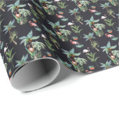 Palm-Muster Geschenkpapier (Rolleneckpunkt)