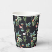Palm-Muster Pappbecher (Rechts)